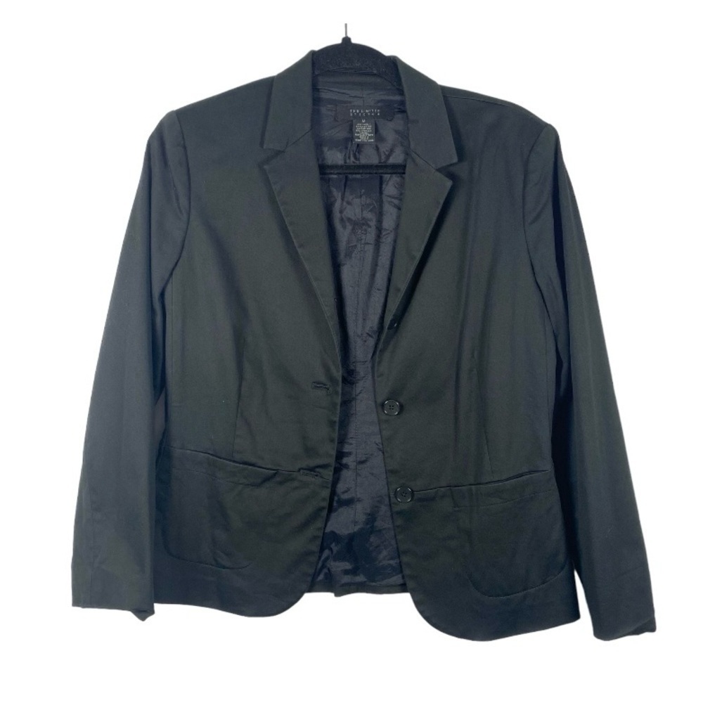 The Limited Black Three Button Blazer Stretch Size Medium Jacket